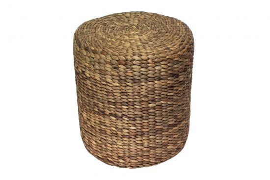Taburete fibras naturales de jacinto de agua