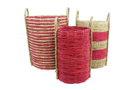 Set 3 cestas en Rojos
