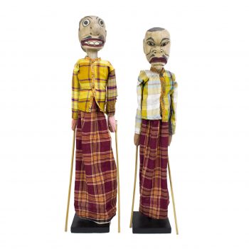 Set 2 marionetas Wayang Golek